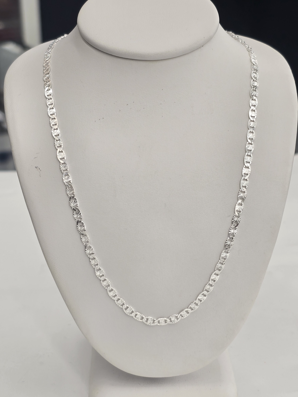 925 Sterling Silver Valentino Chain 3mm 20 Inches